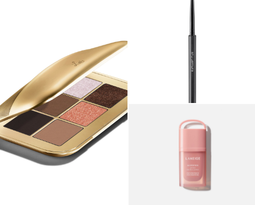 Make up tools cover photo collage