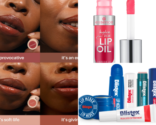 Lip Products: Basic girl edition ✨🤍🪩 cover photo collage