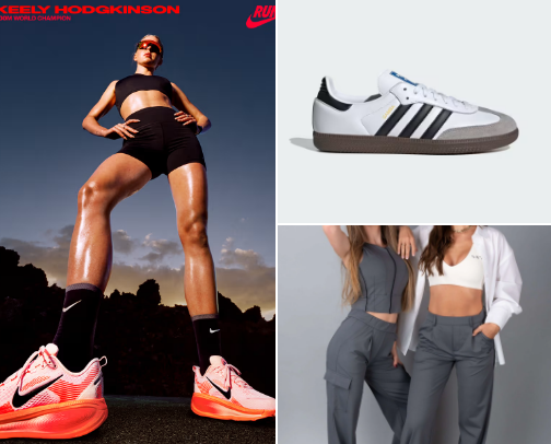 My favorite athletic looks cover photo collage