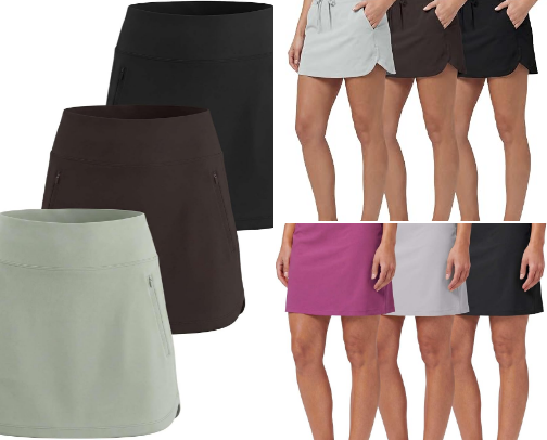 The Viral Amazon Athletic Skort Everyone's Sleeping On (Tennis, Golf & Pickleball) cover photo collage