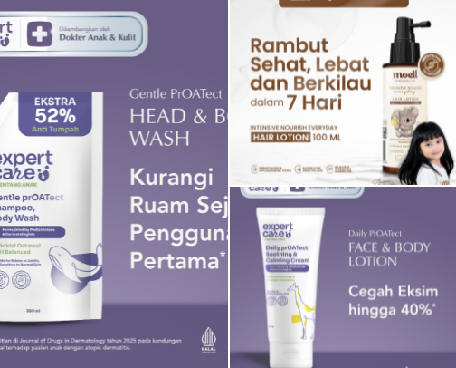 Rutinitas Mandi & Skincare Balita Bebas Biang Keringat & Kulit Kering 🧴🧼 cover photo collage