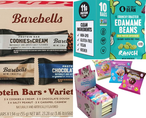 protein essentials. cover photo collage