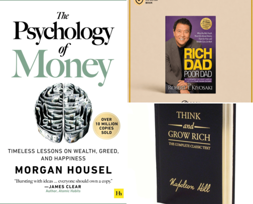 Essential Books on Wealth, Investing & Financial Freedom cover photo collage