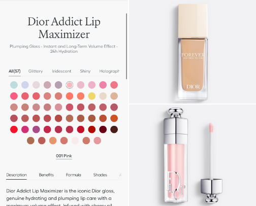 Dior beauty products I adore cover photo collage