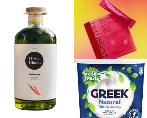 NZ Favourites: My Everyday Fridge + Pantry Must-Haves. cover photo collage