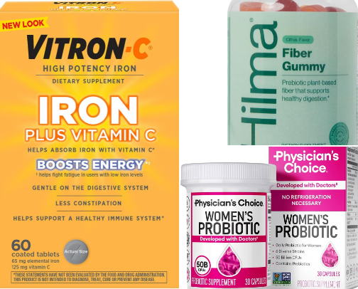 Vitamins suggestions for women cover photo collage