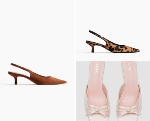 My recommendation for The most beautiful kitten heels 👠 cover photo collage