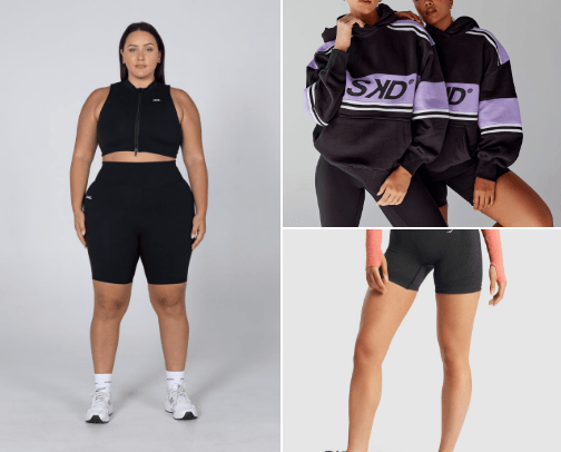 Activewear cover photo collage