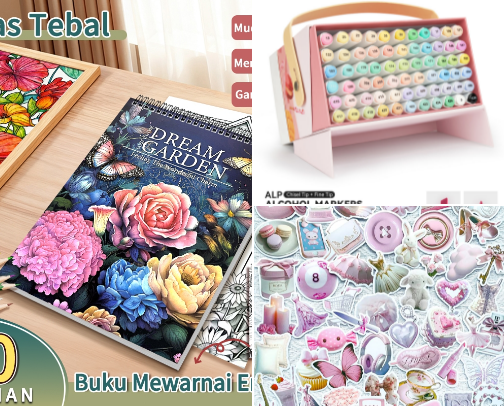 Coloring with My Heart cover photo collage