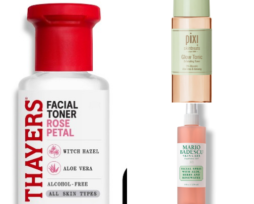 9️⃣ ✨ Glow-Enhancing Toners & Sprays That Make Your Skin Shine 🌸 cover photo collage