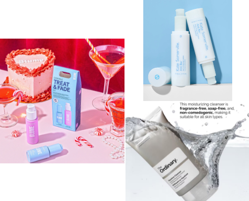 skincare essentials for acne-prone skin! cover photo collage