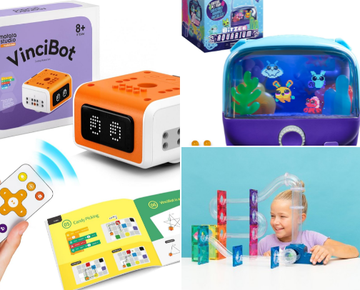 🤖 Genius + Gamer: Gift Ideas for Curious, Clever Kids into Minecraft, STEM, History & Video Games cover photo collage