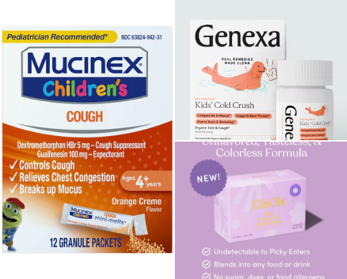 Supplements for kids cover photo collage