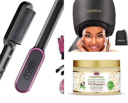 Natural Hair Care Hallelujah✨ cover photo collage