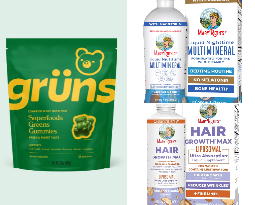 Vitamins & Supplements cover photo collage