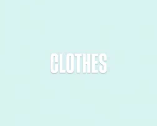 CLOTHING cover photo collage