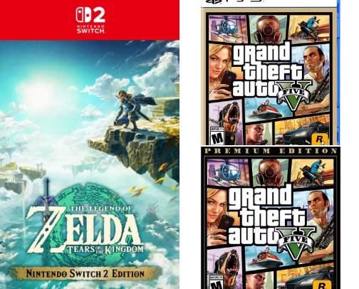 My list of console games cover photo collage