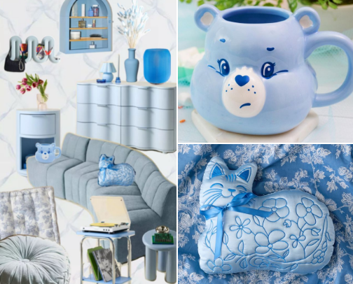 Glacier Cool | Icy Blue Inspired Home Decor cover photo collage