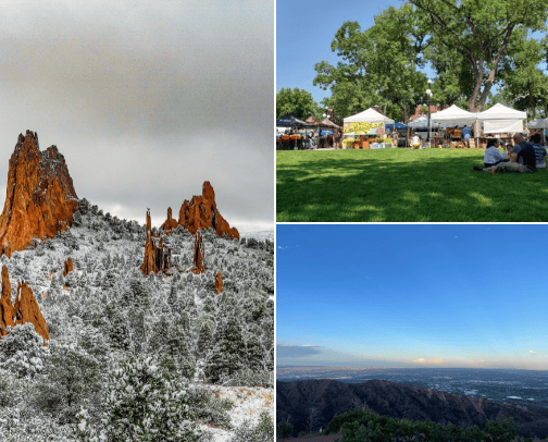 The checklist to a perfect day in Colorado Springs !! cover photo collage