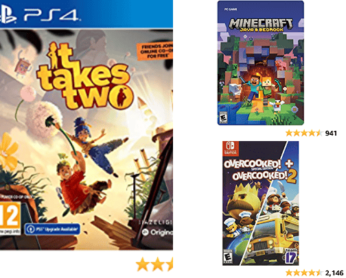 Best couple co op games cover photo collage