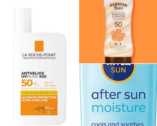 Stay Glowy & Stay Safe ☀️⛱️✨ cover photo collage