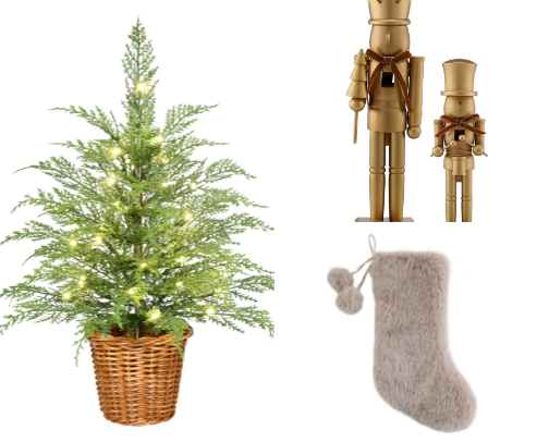 Affordable Amazon, Target and Walmart holiday home decorations! cover photo collage