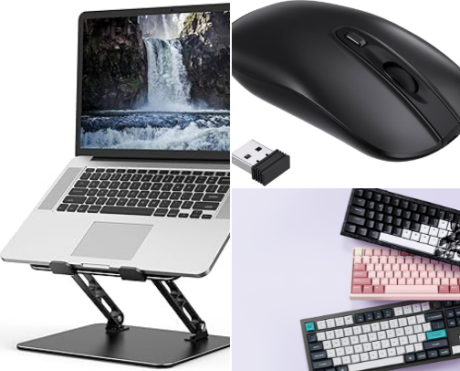 My Remote work and Productivity Set up cover photo collage