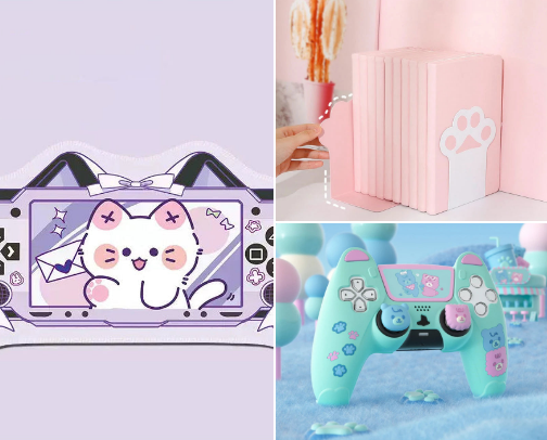 Kawaii PC cover photo collage