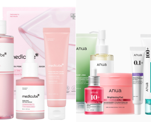 Skincare cover photo collage