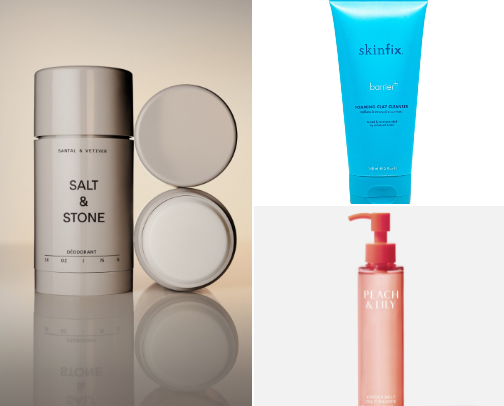 Clean Beauty Products cover photo collage