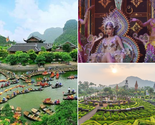 Going Around the World cover photo collage