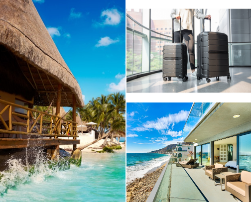 The Jet-Setter’s Essentials: Where to Stay, How to Pack, & What to Book cover photo collage
