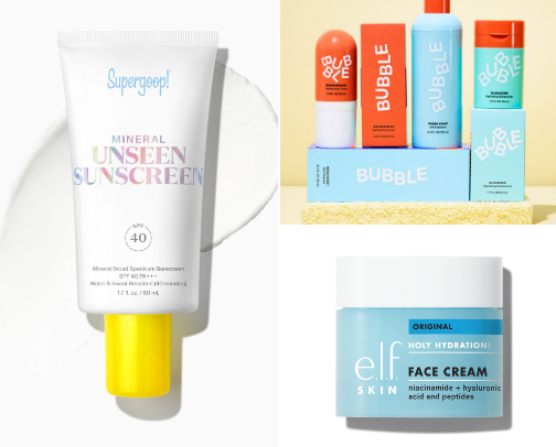 What I've been using on my face! cover photo collage