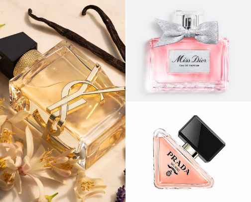 Smell like a goddess you are! cover photo collage