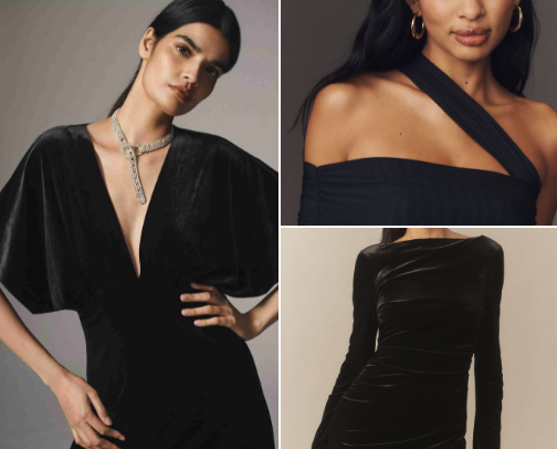 Dresses and bag by Anthropologie cover photo collage