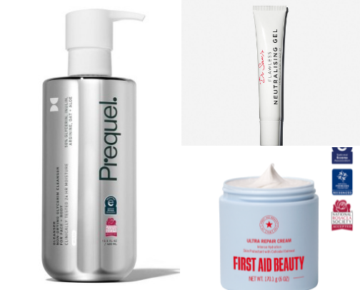 my sensitive, acne prone skin LOVES these (makeup & skincare) cover photo collage