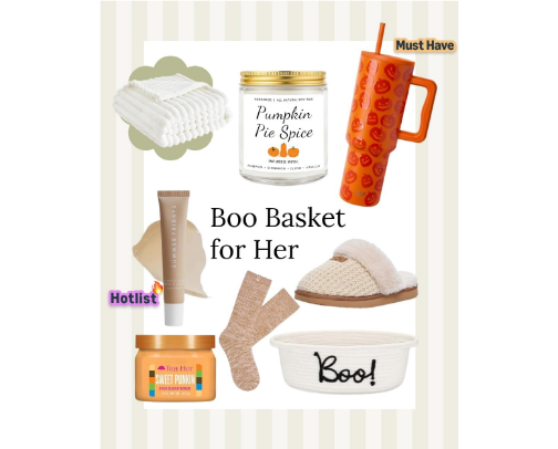 Boo Basket for HER- Pumpkin Edition 🎃 cover photo collage