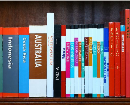 Wander Through Pages: Travel Books That Inspire Adventure cover photo collage