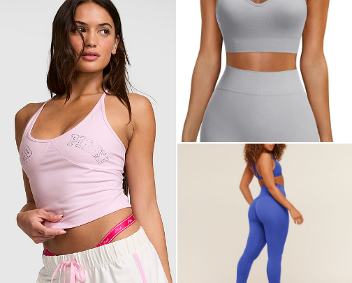 Workout fits & things 🏋️‍♀️ cover photo collage