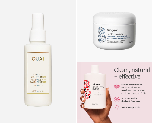 Favorite Hair Care Products cover photo collage
