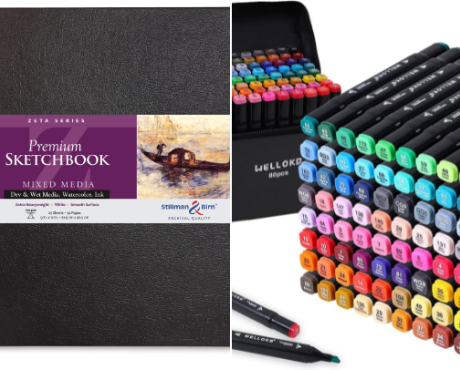 Art Materials that I Highly Reccomend! cover photo collage