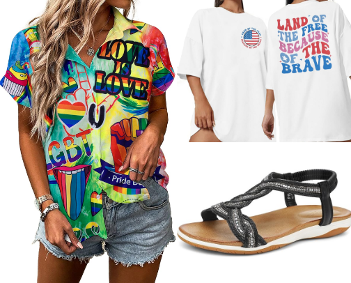 Clothes / Shoes cover photo collage