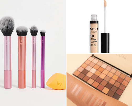 make up 🎀 cover photo collage