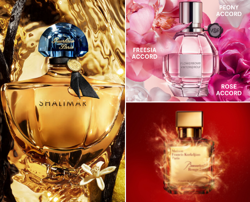 perfume cover photo collage