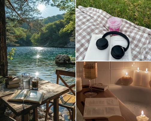 My Self-Care Essentials for Stressful Work Weeks 🛀💆‍♀️ cover photo collage