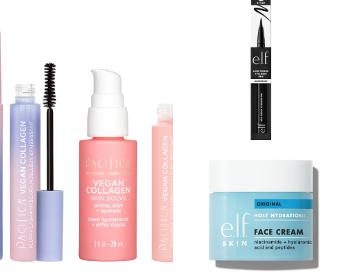 Favorite affordable beauty recs cover photo collage
