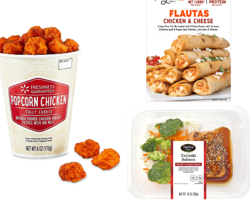 Quick Meals to Buy at Wallmart cover photo collage