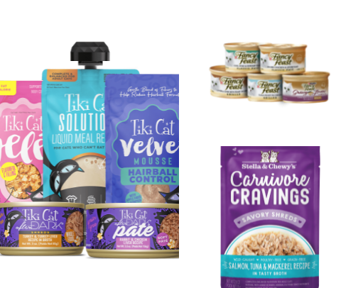 Cat Food Favorites cover photo collage