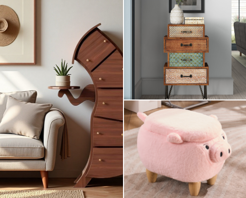 Whimsical Home Storage Cabinets cover photo collage