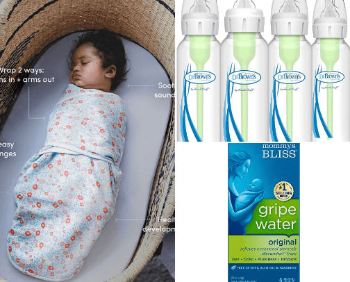 Baby must haves cover photo collage